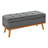 Boyu Polyester Blend Upholstered Storage Bench-2142374511