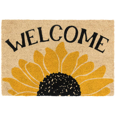 Kittleson Non-Slip Floral Outdoor Doormat