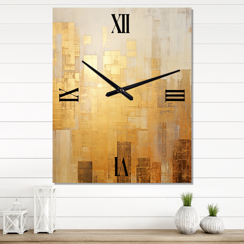 Cadeidra - Horloge murale surdimensionnée gratte-ciel, Très grand