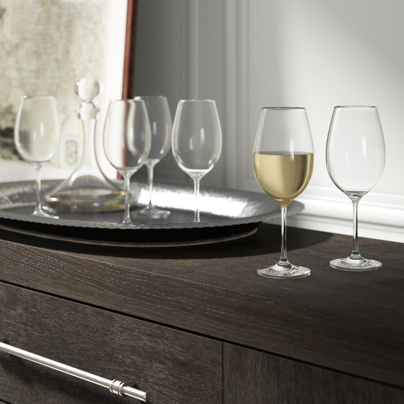 19 oz. Verre à vin cristal rouge