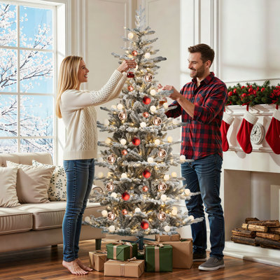Arbre de Noël en couches 7,5 pi