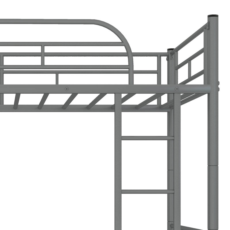 Lit superposé simple Amilyn Kids, Argent