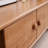 Simple Solid Wood Retractable TV Cabinet