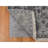 6'x9'2" Stone Gray Heris Design Wool and Silk Hi-lo Pile Hand Knotted Rug 02EA0893DEBB426A8463760752AB9F07