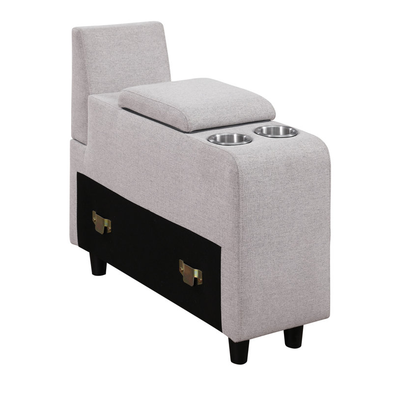 Canapé modulaire moderne avec repose-pieds Sofajessica, 35.04" H x 110.28" W x 151.28" D