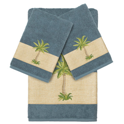 Ensemble de serviettes 3 pièces 100% coton turc Colton