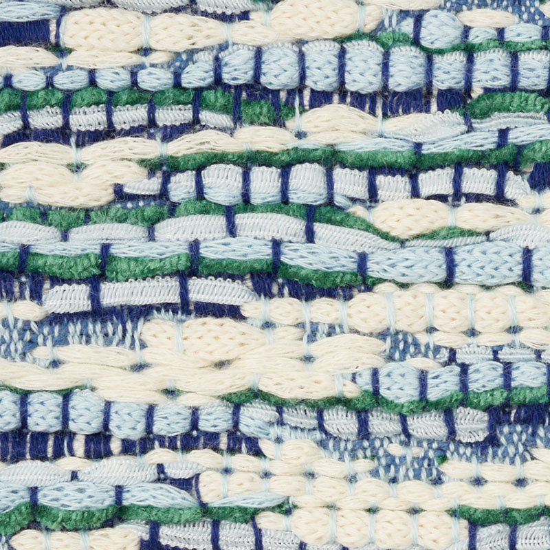 Walker Cotton Blend Fabric, Blue