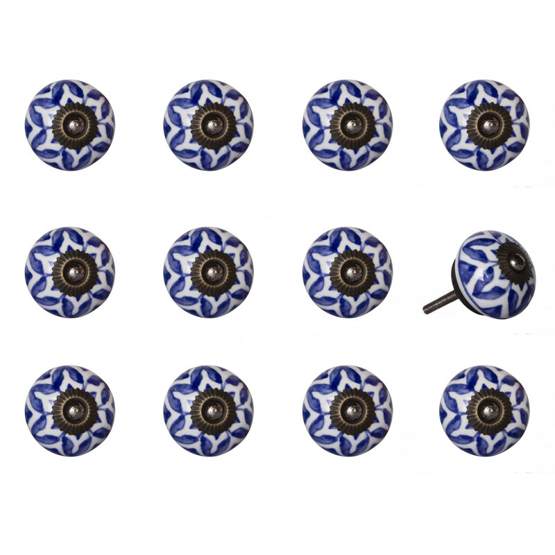 Kiester Handpainted 1 1/2" Diameter Round Knob Multipack