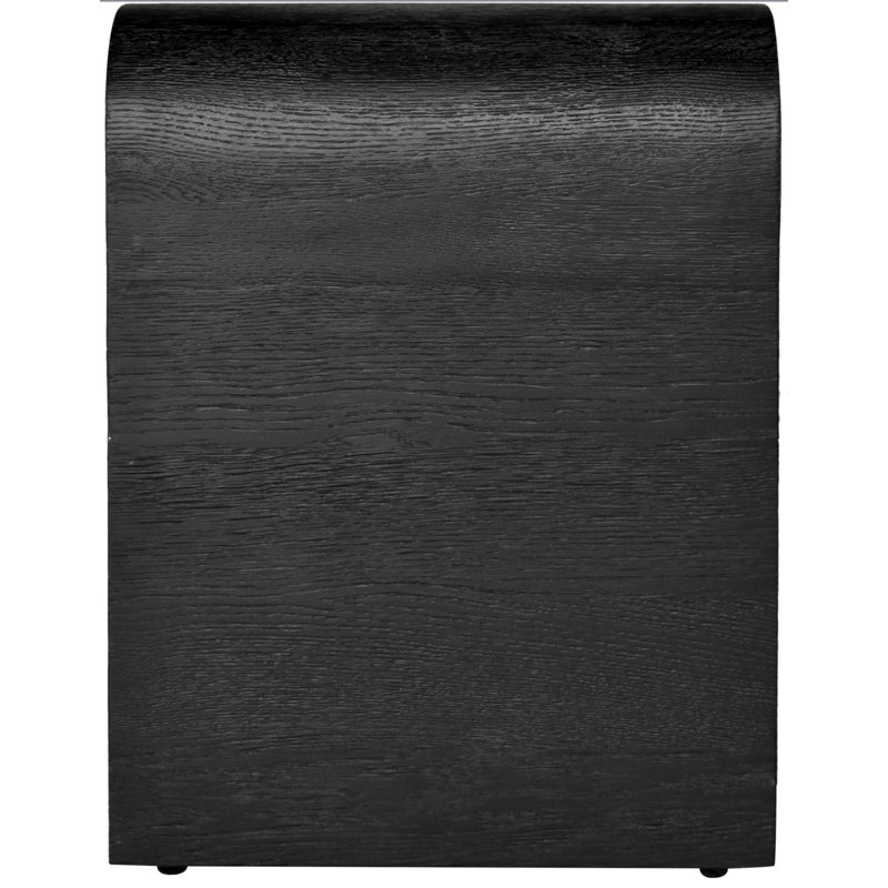 24'' W Nightstand, Black Oak