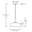 Luminaire suspendu en verre MARIN-114721602