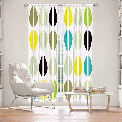 Paire de rideaux obscurcissant en polyester Lenno
