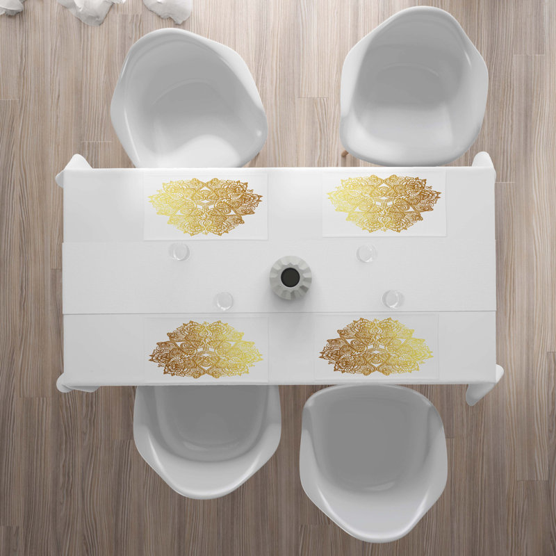 Polyester Floral Rectangle Placemat