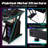 Saavon L-Shaped Steel Computer Desk with Built-In Electrical Outlet-1825929915