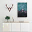 Mountain Peak In Wyoming - Wrapped Canvas Painting-56667326