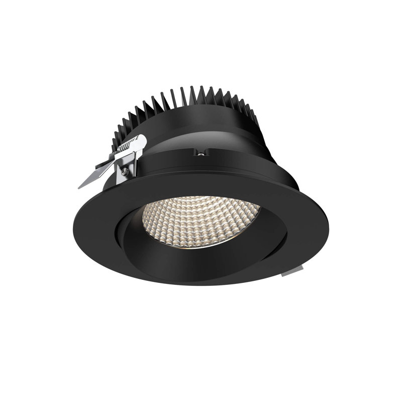 Plafonnier encastré 6 pouces Revolve, Noir