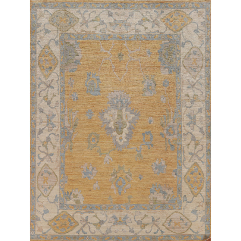 Vegetable Dye Oushak Turkish Area Rug 8x10