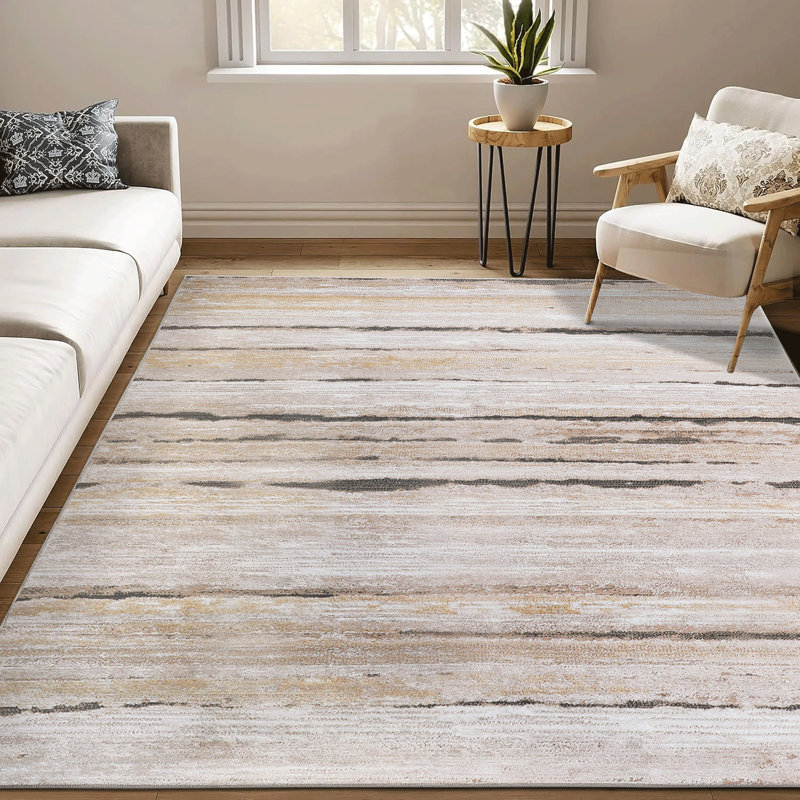 Tapis contemporain, Rectangle 6 pi 7 po x 7 pi 9 po