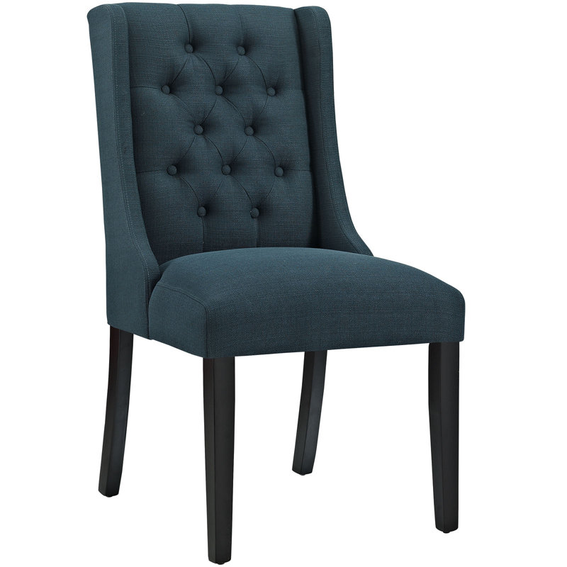 Chaise rembourrée Baronet, Bleu marine, 1