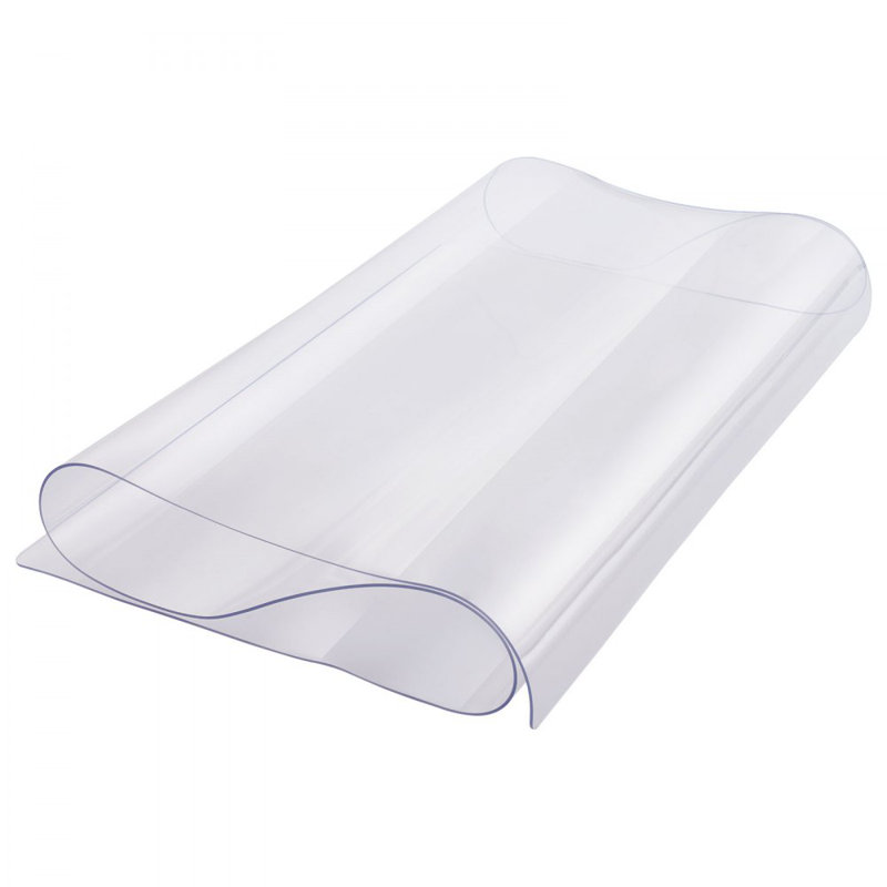 PVC Table Protector Frosted Plastic Desk Protector 1.5mm Thick, 24" L x 14" W
