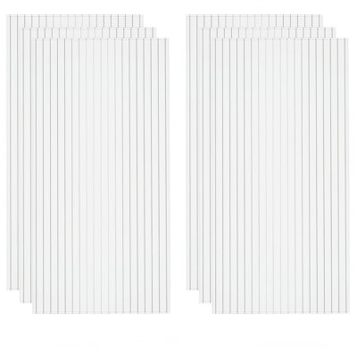 Draps en polycarbonate à double paroi, panneaux de serre protégés contre les rayons UV, feuilles de toiture isolées et incassables pour serre, abri de jardin, abri de jardin et projets de bricolage