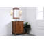 Ensemble de meuble-lavabo simple 27 po Lunette-860104784-860104794