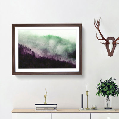 Foggy Forest - Picture Frame Graphic Art Print