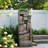Handcrafted Outdoor Weather Resistant Floor Fountain with Lights