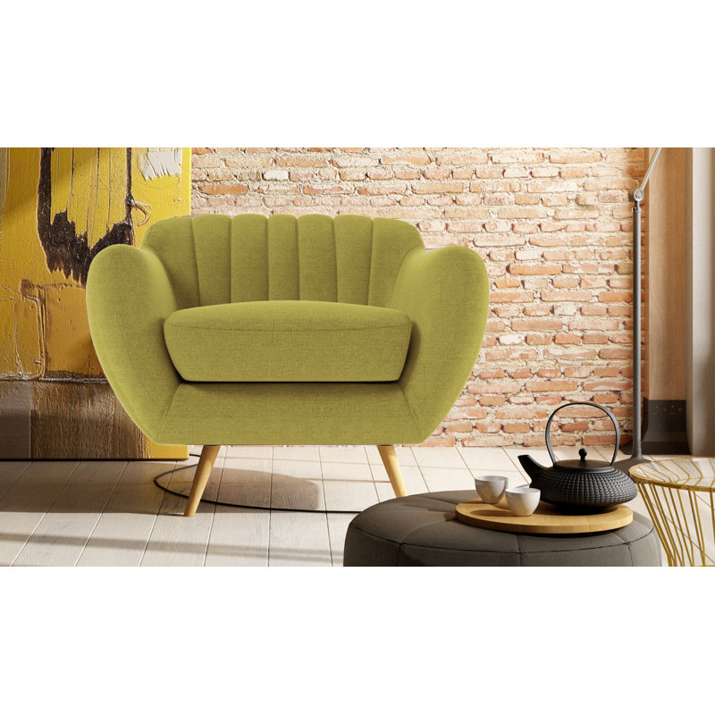 Katharine Upholstered Armchair, Ibiza Lime
