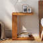 Solid Wood Pedestal End Table
