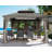 Lausaint Home 12 Ft. W x 10 Ft. D Metal Patio Gazebo-87776647