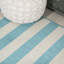 Tapis intérieur / extérieur à rayures larges deux tons Claren-69807439