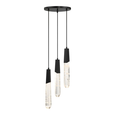 Luminaire suspendu grappe 3 lumières Alheide