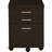 Cappuccino 3-Drawer File Cabinet