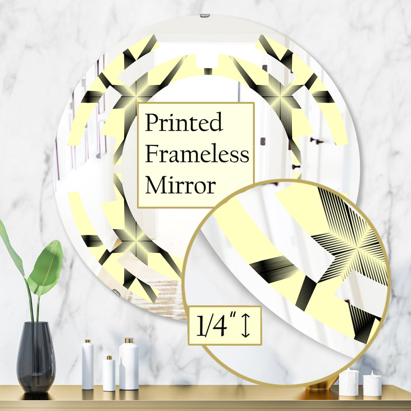 Miroir mural sans cadre Space, 31,5 po x 31,5 po