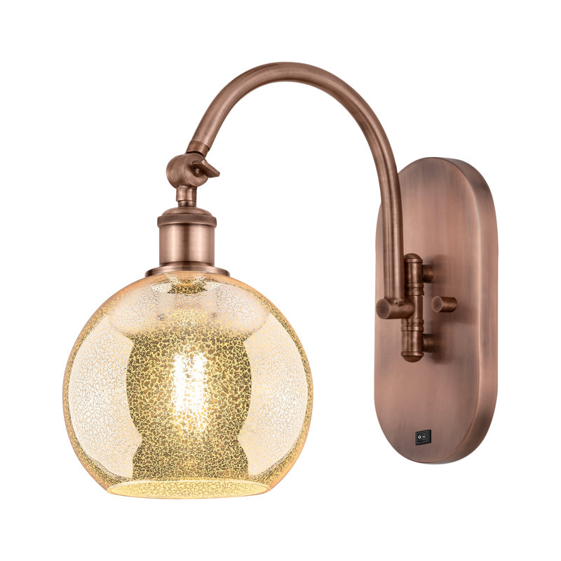 Applique pivotante 1 lumière Ballston - Macri, Cuivre antique