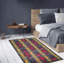 Tapis unique en laine noué à la main 3 pi 1 po x 5 pi 4 po gris nouvel âge Lahore