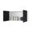 Carbon Rectangle 2-Door Wall Cabinet-1621240186
