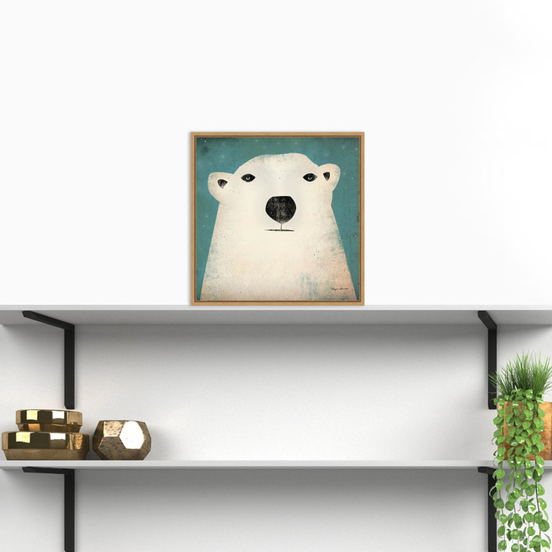 Art sur toile de support polaire Mazon, Naturel