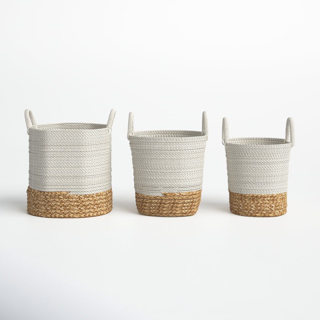 Madura 3 Piece Market Baskets Set Joss & Main