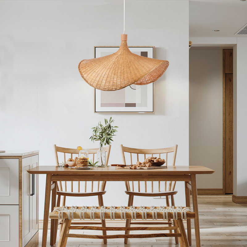 Luminaire suspendu géométrique 1 lumière Armad, H 9,84 po x l 15,74 po x P 15,74 po