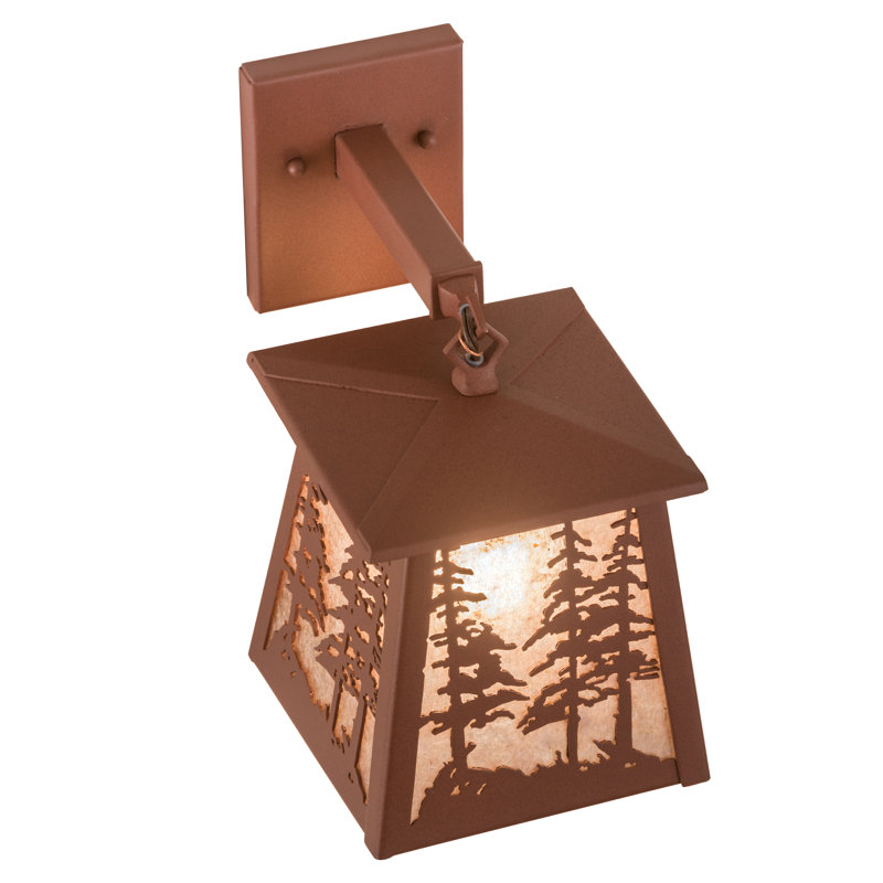 Stillwater - Light Outdoor Wall Lantern, Rust