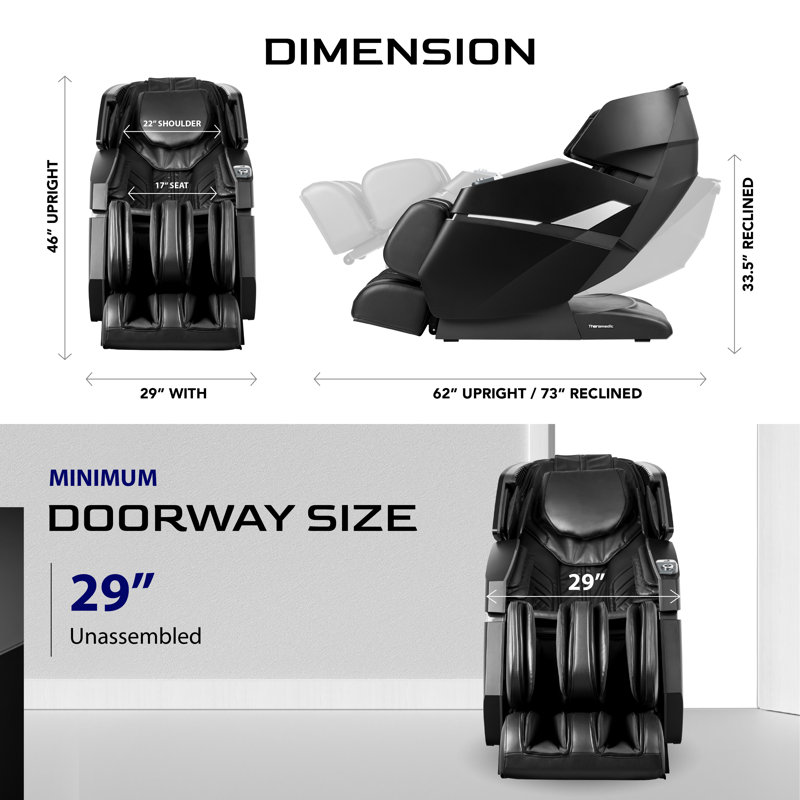 Flex Massage Chair, Black