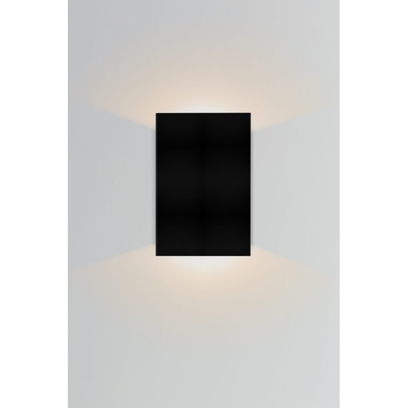 Tersus LED Wall Light, Black Concrete, 4000K
