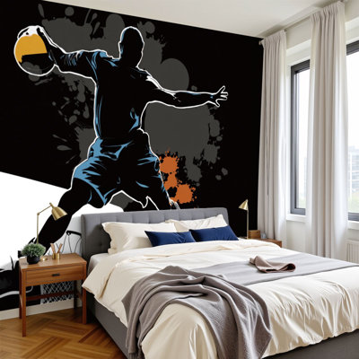 Papier peint adhésif auto-adhésif moderne l 96 po x H 69 po Peel and Stick pour chambre à coucher