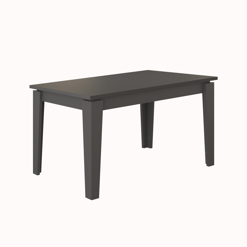 Tolmen Rectangular Extendable Dining Table - 120 to 170 cm, 75cm H x 190cm L x 80cm D, Anthracite