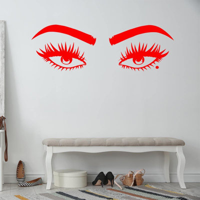 Adhésif décoratif yeux