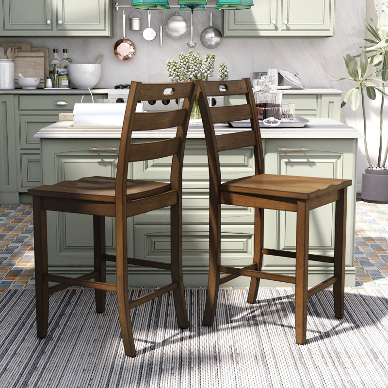 Counter Height Bar Stool, Oak