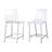 Bar Stools Chrome and Clear Acrylic (Set of 2)-652171807
