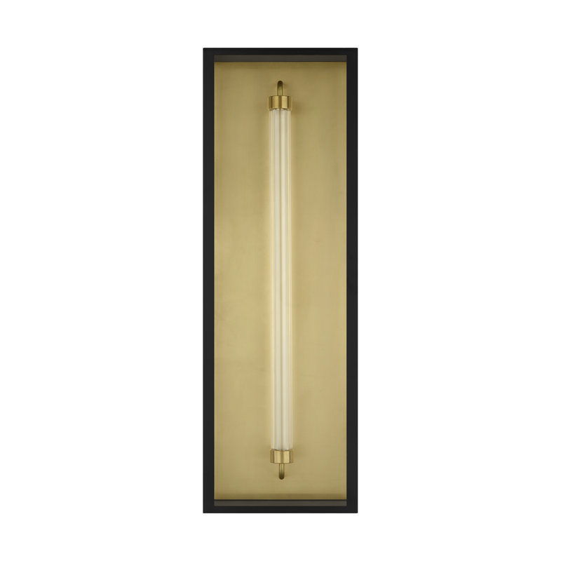 Enferme LED Outdoor Sconce, 29" H x 9.7" W x 3.9" D