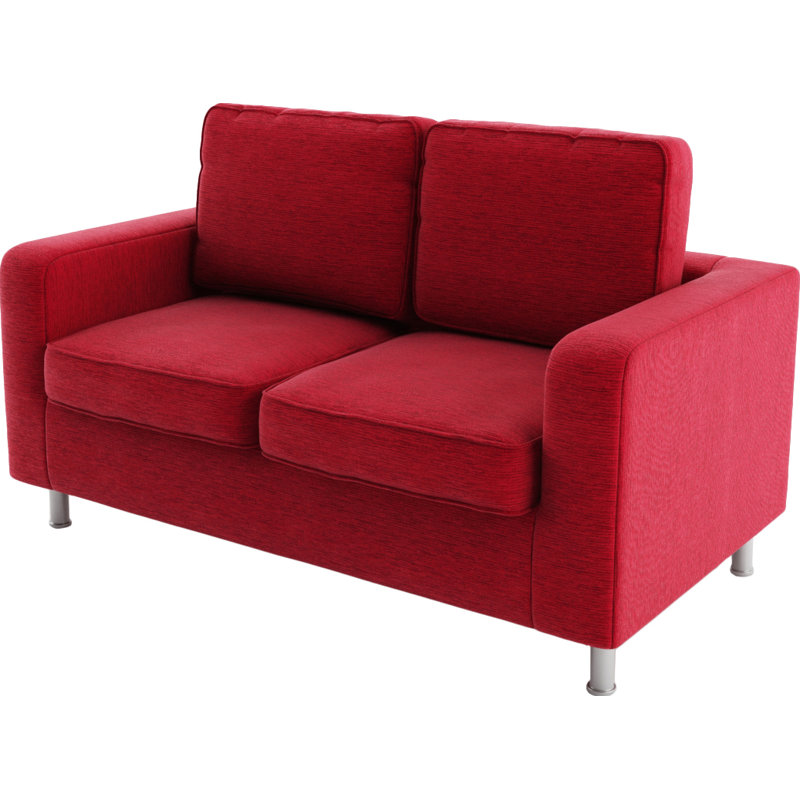 Miral Loveseat, Red